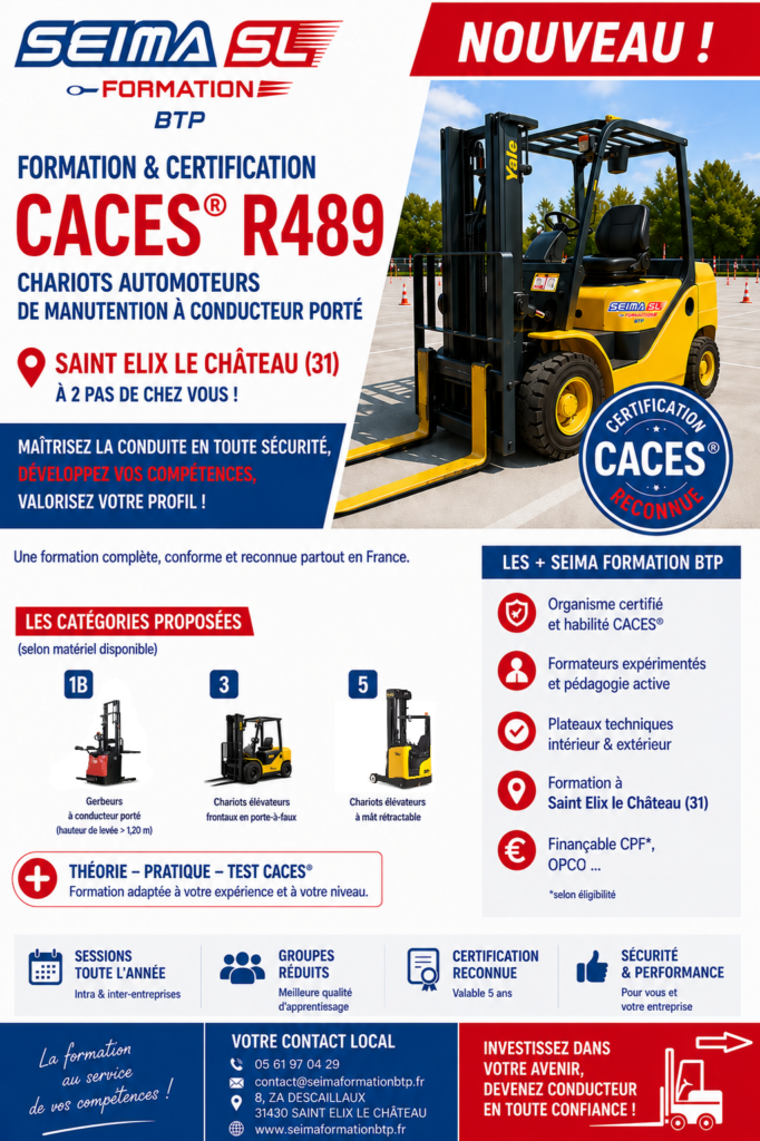 CACES R489 ST ELIX